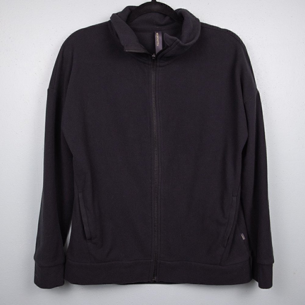 Mondetta Cozy black zip up jacket-M